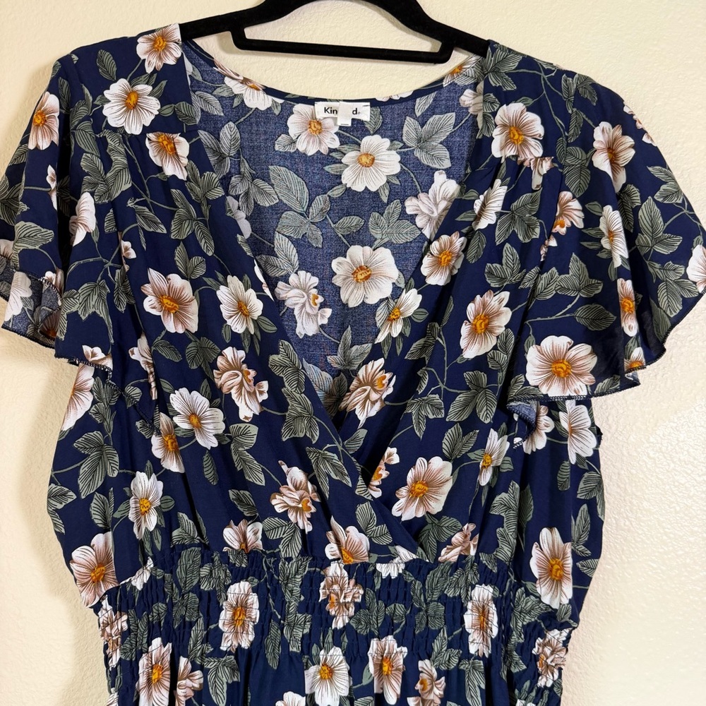 Kindred Anthropologie Floral Maxi Dress, Size 2X - Picture 4 of 10
